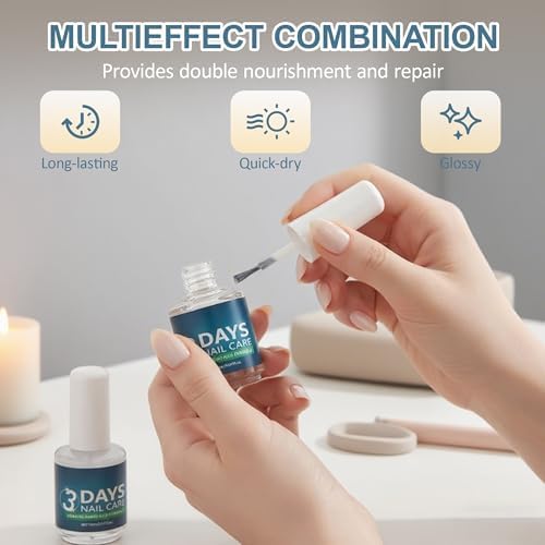 Healthy nails after using Qitell keratin treatment