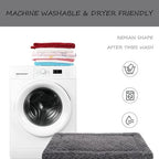 Washable Dog Bed Mat Crate Pad Soft Fluffy Pet Kennel Beds Dog Sleeping Mattress for Large Jumbo Medium Small Dogs, 48 x 30 Inch, Gray - Image 7