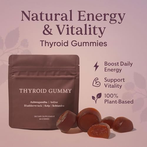 Vitamatic Thyroid Support Gummies showing 60 count pouch label