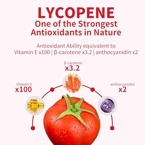 Ganoherb Lycopene Supplement nutritional facts panel view