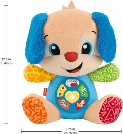 Fisher-Price imported baby plush toy with colorful paw and ear details
