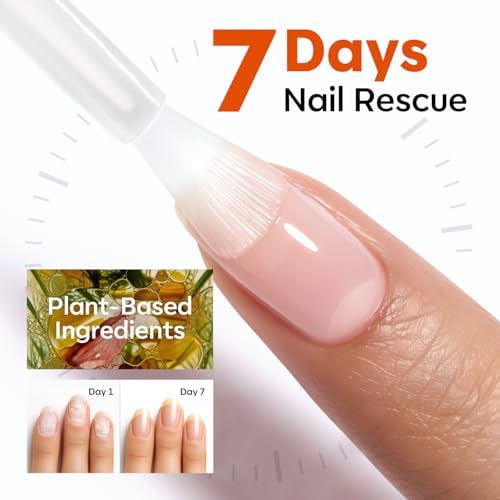 Modelones nail growth treatment bottle with orange label