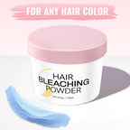 Cosmtek professional hair bleaching system application on hair strands