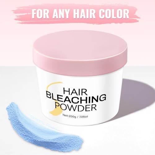 Cosmtek professional hair bleaching system application on hair strands
