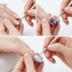 Stainless steel dotting tool kit for rhinestone picking and painting