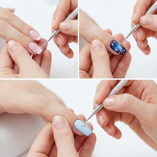 Stainless steel dotting tool kit for rhinestone picking and painting