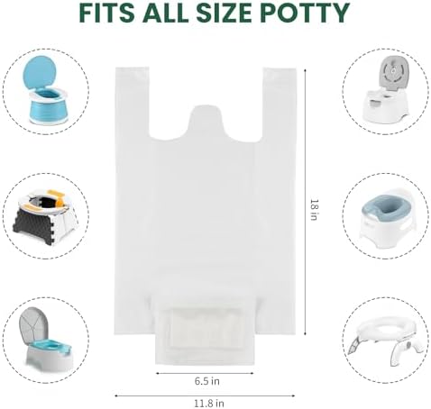 Toddler travel potty with disposable liner installed