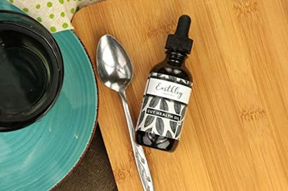 Natural herbal digestive support oil for gut balance