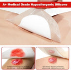 FRESINIDER medical foam bandage showing the flexible design suitable for sacral area protection