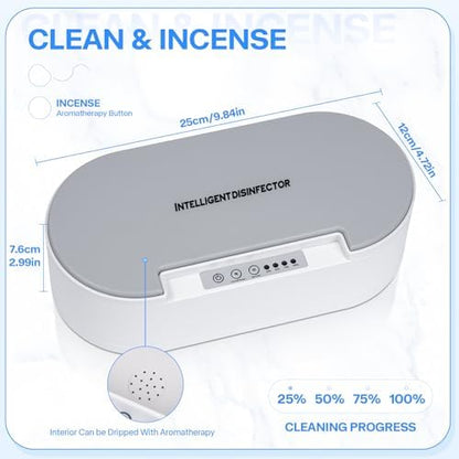 Close up of Lxiangn sterilizer power buttons and indicators