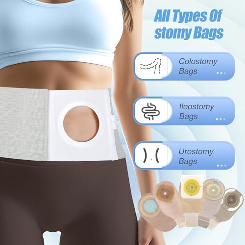 NIdreamCE ileostomy bag holder belt worn under clothing