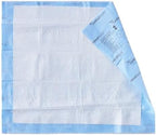 Close up view of the soft quilted topsheet on the premium disposable mattress protector pad