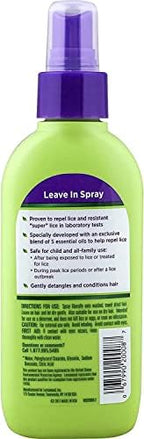 Lice Shield essential oil hair spray for kids lice prevention