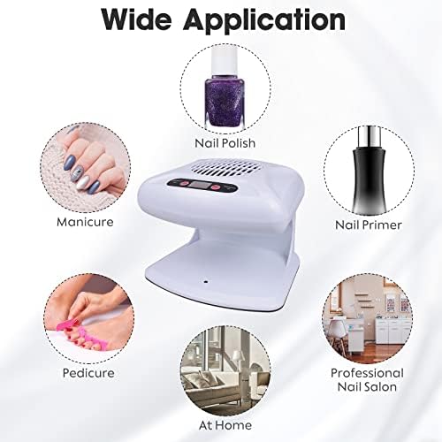 Portable air nail dryer for hands and feet