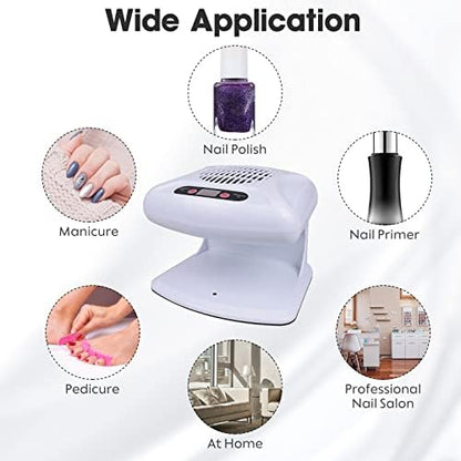 Portable air nail dryer for hands and feet