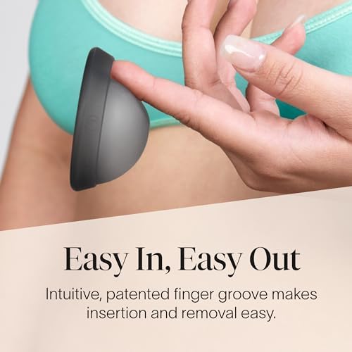 Cora Charcoal Disc showing the patented finger groove for easy removal.