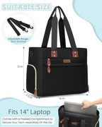 Pritent baby travel bag insulated bottle pockets