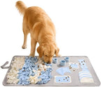 Grey dog snuffle mat laid flat