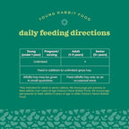 Oxbow Garden Select Young Rabbit Food packaging lifestyle presentation