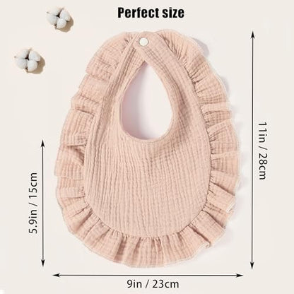 Zainpe baby bibs showing adjustable snap closure mechanism