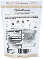 Taki Mai Premium Noble Fijian Kava Traditional Grind nutrition label view