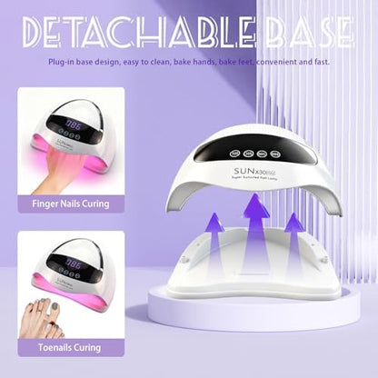 GGUP professional gel nail dryer packaging and contents