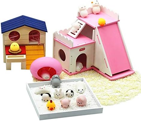 Kingyao squishy toys displayed in their plastic storage container