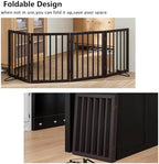 No drill indoor dog gate for stairs showing metal hinges