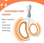 GUNEDD small animal toe nail clipper showing close up of angled cutting edges