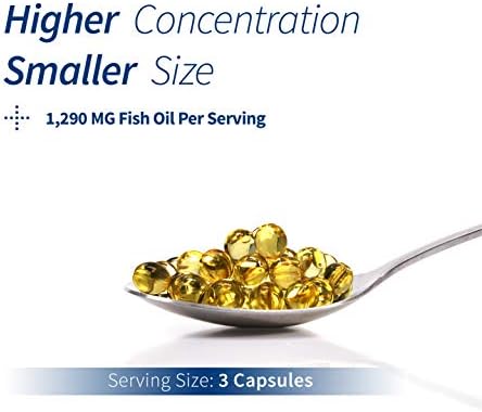 Back label view of Spoonful fish oil showing nutritional facts and directions