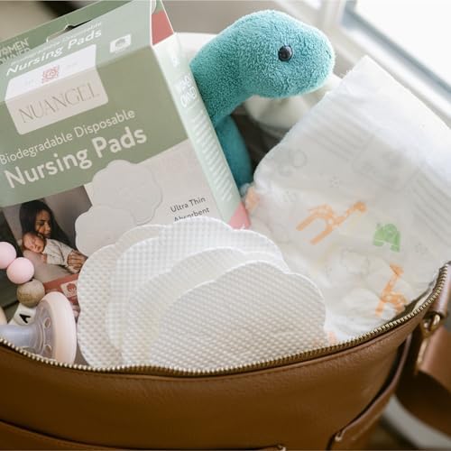 Diagram of NuAngel biodegradable nursing pad construction layers
