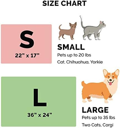 Furhaven ThermaNAP Self-Warming Cat Bed for Indoor Cats & Large/Medium Dogs, Washable & Reflects Body Heat - Quilted Faux Fur Reflective Bed Mat - Gray, Large - Image 6