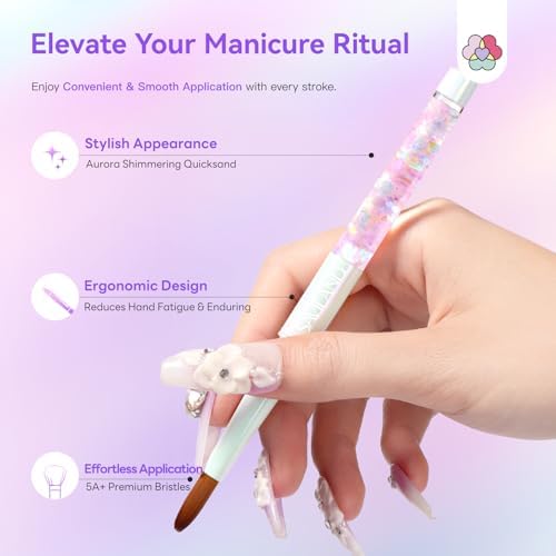 Stainless steel cleaning comb tool for Saviland acrylic nail brushes