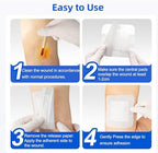 Niceful breathable medical grade wound bandages set for first aid kits.