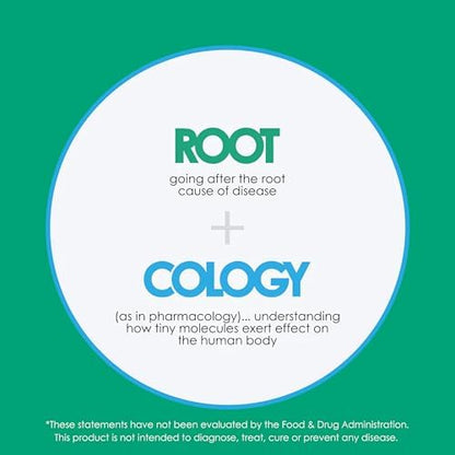 Rootcology authentic USA imported thyroid care supplement packaging top view