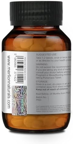 Merlion Naturals fluid balance and detoxification supplement packaging details