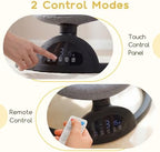 Monniebaby baby rocker showing safety five-point harness belt system