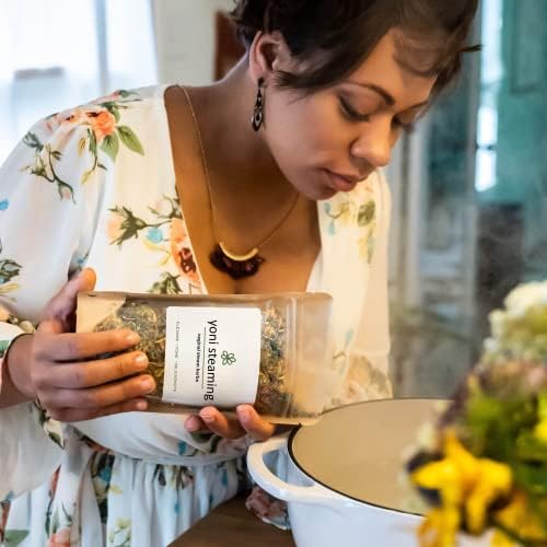 Close up of the dried herbal botanical blend used for fertility and menstrual support.