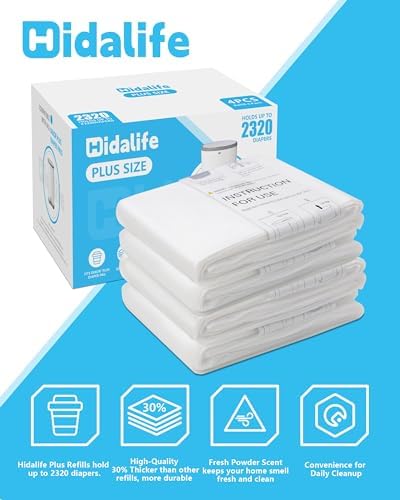 Hidalife diaper disposal bags packaging lifestyle shot