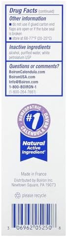 Authentic USA imported Boiron Calendula plant based topical skin treatment ointment