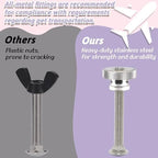 Heavy duty dog and cat kennel replacement parts showcasing the rust resistant threaded bolts.