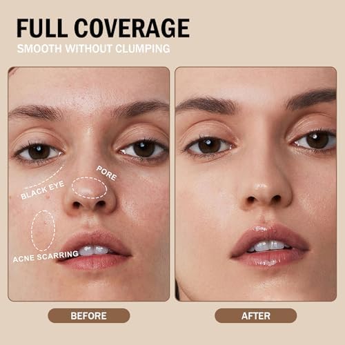Inauguratei Under Eye Brightener applicator and texture swatch