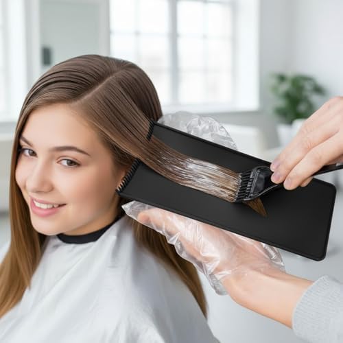 Ergonomic hair coloring board for DIY home use