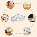 L-shaped design of Homrealm baby proofing corner guards