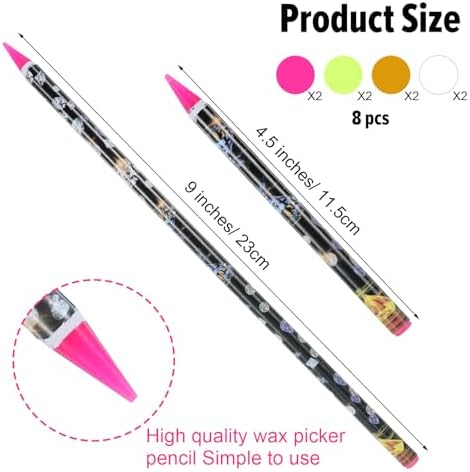 Bremorou wax pencil set with included sharpener