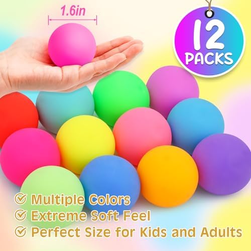 VISCOO soft squishy fidget toys being squeezed in a palm to demonstrate the slow rise dough behavior