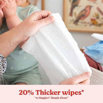 Huggies 99% Pure Water wipes showing NEA seal of acceptance