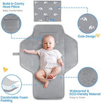 Folded Phoebus Baby travel changing mat for easy storage