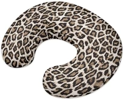 Mintulipy leopard breastfeeding pillow cover texture detail
