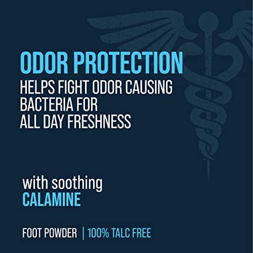 Three ounce cans of XtraCare cornstarch foot spray for cooling relief